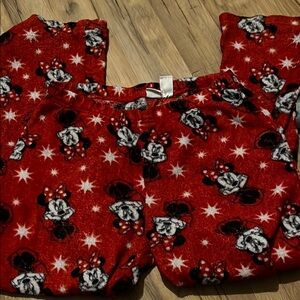 Disney Red Minnie Mouse Kids Pajama Bottoms